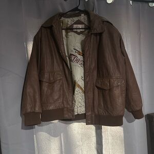 Men's Brown Leather Jacket
